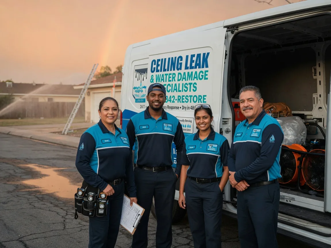 Ceiling Leak Cleanup company in Energy, TX