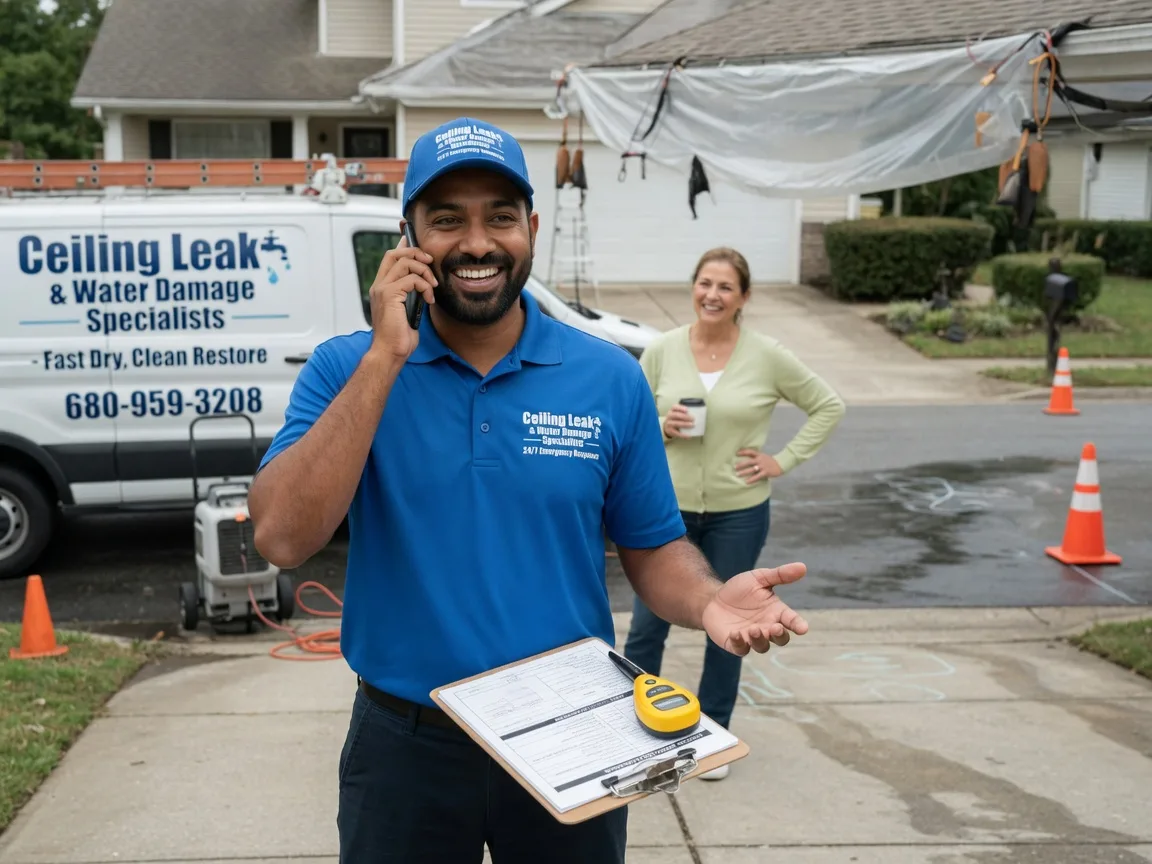 Ceiling Leak Cleanup Energy, TX FAQs